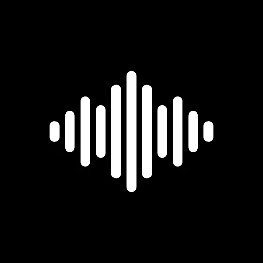 Sonevia's app icon: eleven white bars on black